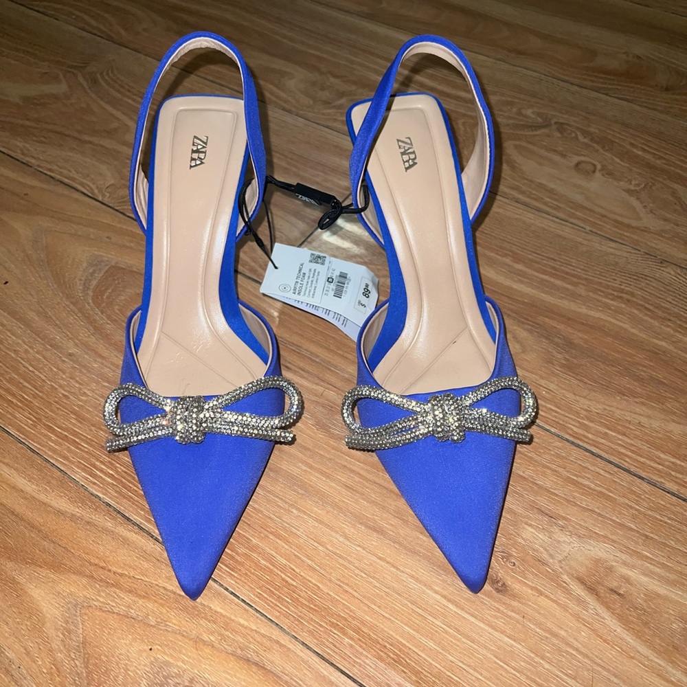 Zara Bow tie shoes USA8